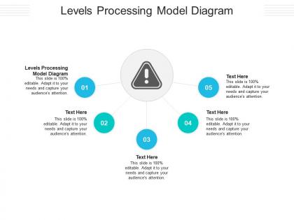 Levels processing model diagram ppt powerpoint presentation show vector cpb