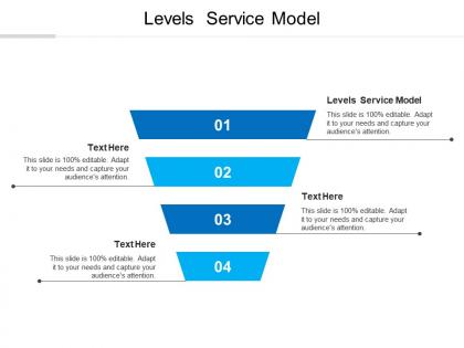 Levels service model ppt powerpoint presentation infographics structure cpb