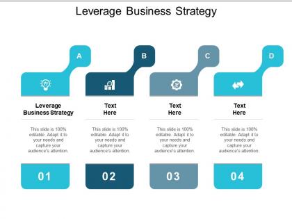 Leverage business strategy ppt powerpoint presentation styles mockup cpb