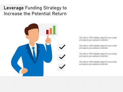 Leverage funding strategy to increase the potential return