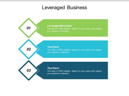 Leveraged business ppt powerpoint presentation portfolio guidelines cpb