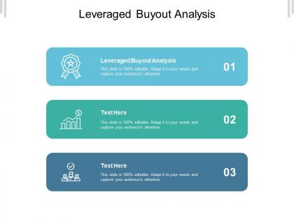 Leveraged buyout analysis ppt powerpoint presentation model clipart images cpb