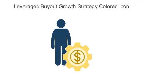 Leveraged Buyout Growth Strategy Colored Icon In Powerpoint Pptx Png And Editable Eps Format