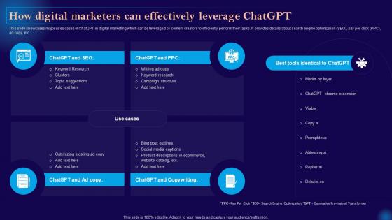 Leveraging Artificial Intelligence How Digital Marketers Can Effectively Leverage Chatgpt AI SS V