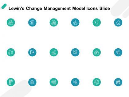 Lewins change management model icons slide strategy ppt powerpoint presentation portfolio graphics template
