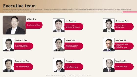 LG Company Profile Executive Team CP SS
