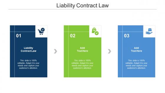 Liability Contract Law Ppt Powerpoint Presentation Pictures Layout Ideas Cpb