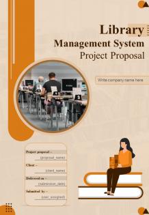 Library Management System Project Proposal Report Sample Example Document