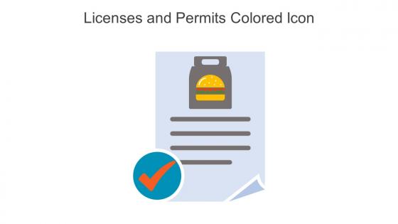 Licenses And Permits Colored Icon In Powerpoint Pptx Png And Editable Eps Format
