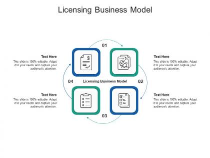Licensing business model ppt powerpoint presentation pictures graphics download cpb