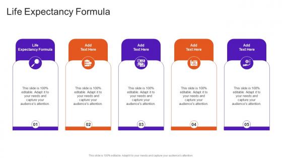 Life Expectancy Formula In Powerpoint And Google Slides Cpb