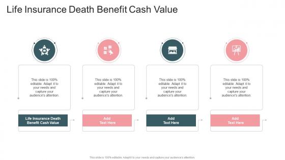 Life Insurance Death Benefit Cash Value In Powerpoint And Google Slides Cpb