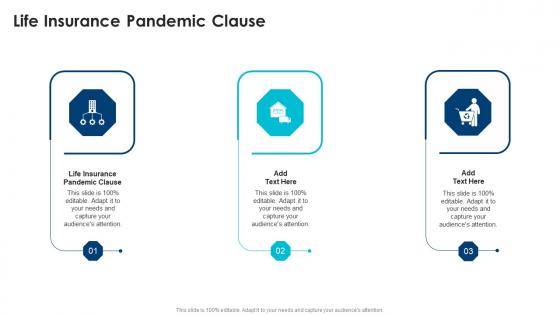 Life Insurance Pandemic Clause In Powerpoint And Google Slides Cpb