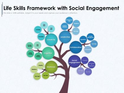 Life skills framework with social engagement
