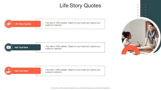 Life Story Quotes In Powerpoint And Google Slides Cpb