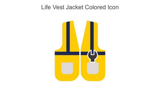 Life Vest Jacket Colored Icon In Powerpoint Pptx Png And Editable Eps Format