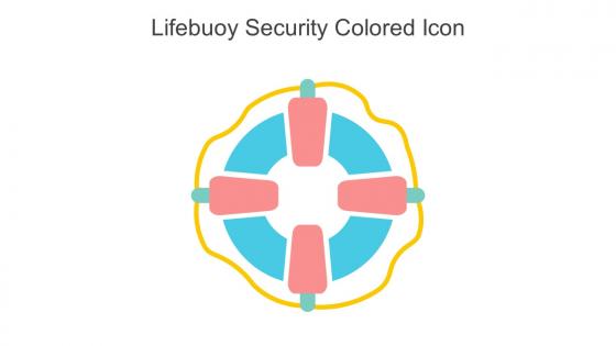 Lifebuoy Security Colored Icon In Powerpoint Pptx Png And Editable Eps Format