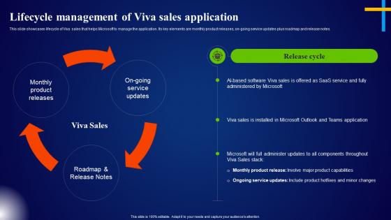 Lifecycle Management Of Viva Sales Application Microsoft AI Solutions AI SS