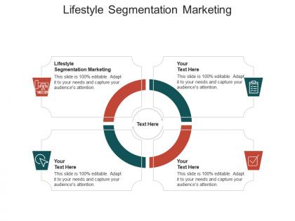 Lifestyle segmentation marketing ppt powerpoint presentation inspiration show cpb
