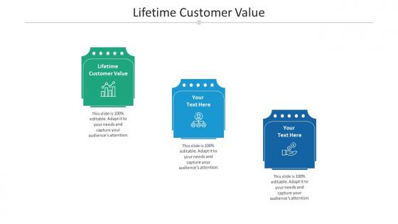 Lifetime customer value ppt powerpoint presentationmodel brochure cpb