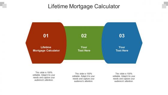 Lifetime mortgage calculator ppt powerpoint presentation gallery graphics design cpb