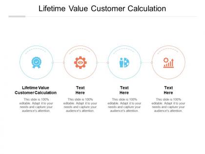 Lifetime value customer calculation ppt powerpoint presentation sample cpb