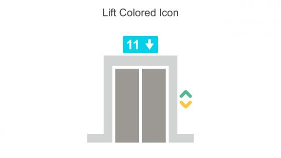 Lift Colored Icon In Powerpoint Pptx Png And Editable Eps Format