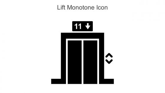 Lift Monotone Icon In Powerpoint Pptx Png And Editable Eps Format