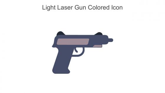 Light Laser Gun Colored Icon In Powerpoint Pptx Png And Editable Eps Format