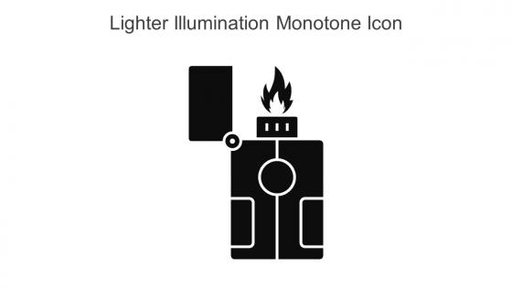 Lighter Illumination Monotone Icon In Powerpoint Pptx Png And Editable Eps Format