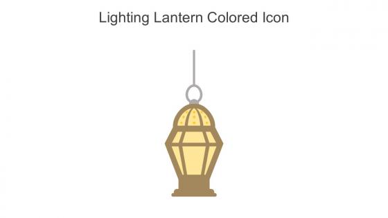 Lighting Lantern Colored Icon In Powerpoint Pptx Png And Editable Eps Format