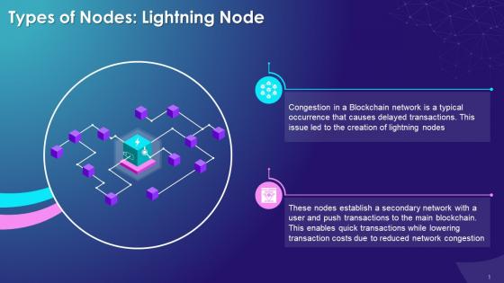 Lightning Node As One Of The Special Types Of Nodes In Blockchain Training Ppt