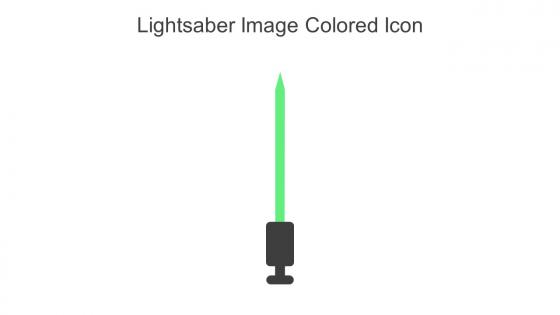 Lightsaber Image Colored Icon In Powerpoint Pptx Png And Editable Eps Format
