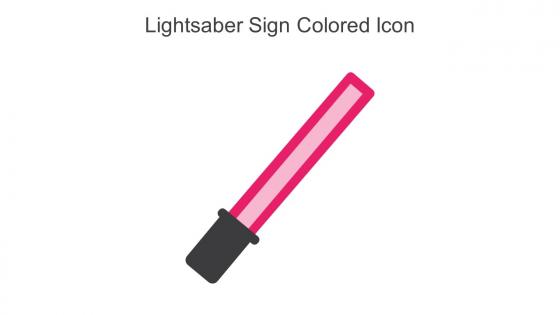 Lightsaber Sign Colored Icon In Powerpoint Pptx Png And Editable Eps Format