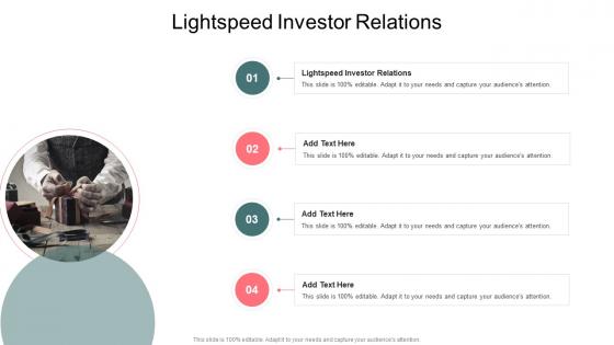 Lightspeed Investor Relations In Powerpoint And Google Slides Cpb
