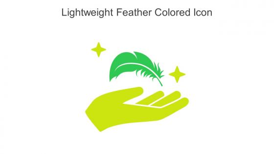 Lightweight Feather Colored Icon In Powerpoint Pptx Png And Editable Eps Format