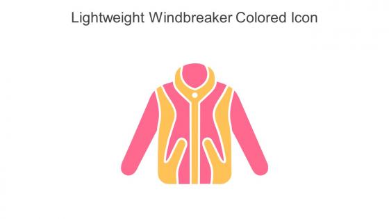 Lightweight Windbreaker Colored Icon In Powerpoint Pptx Png And Editable Eps Format