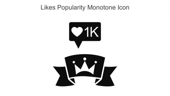 Likes Popularity Monotone Icon In Powerpoint Pptx Png And Editable Eps Format