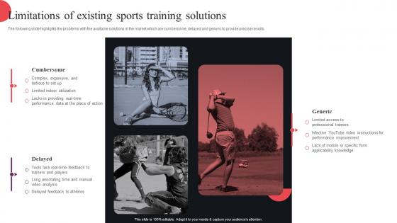 Limitations Of Existing Sports Training Solutions Uplift Seed Funding Pitch Deck