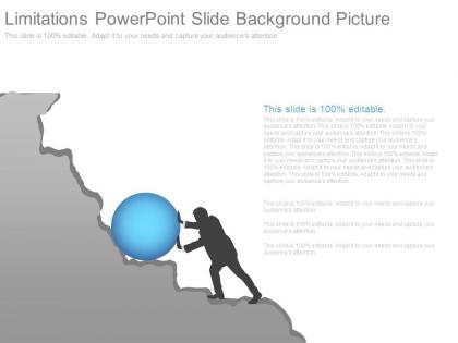 Limitations powerpoint slide background picture