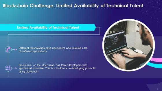 Limited Availability Of Technical Talent Of Blockchain Technology Training Ppt