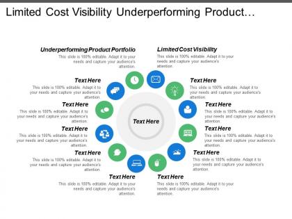 Limited cost visibility underperforming product portfolio expected service