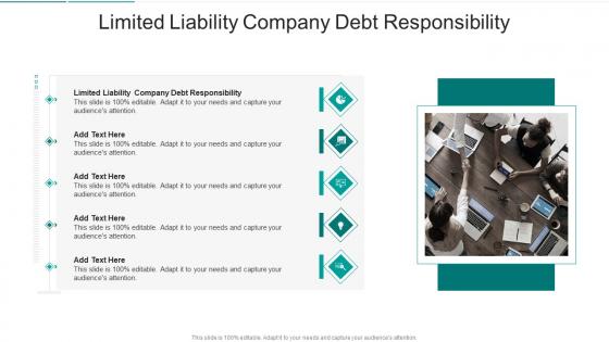 Limited Liability Company Debt Responsibility In Powerpoint And Google Slides Cpb