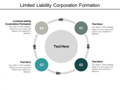 Limited liability corporation formation ppt powerpoint presentation model design ideas cpb
