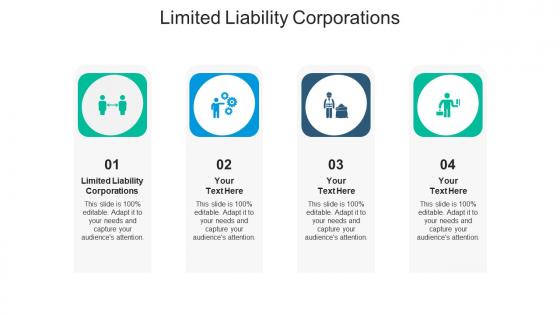 Limited liability corporations ppt powerpoint presentation portfolio shapes cpb