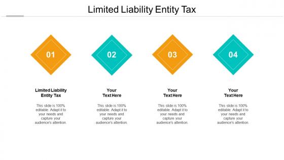 Limited liability entity tax ppt powerpoint presentation professional templates cpb