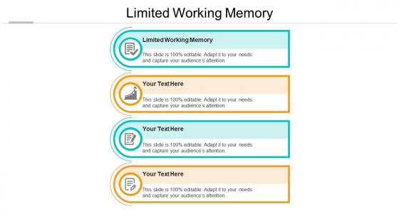 Limited working memory ppt powerpoint presentation portfolio introduction cpb
