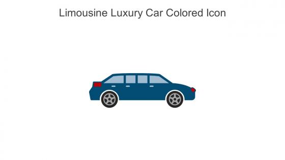 Limousine Luxury Car Colored Icon In Powerpoint Pptx Png And Editable Eps Format