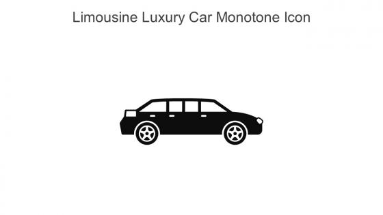 Limousine Luxury Car Monotone Icon In Powerpoint Pptx Png And Editable Eps Format