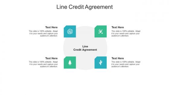Line credit agreement ppt powerpoint presentation infographic template introduction cpb